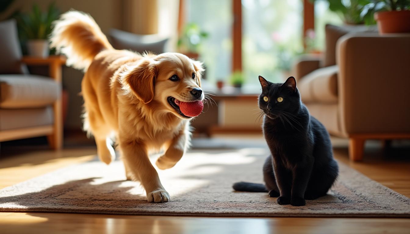 découvrez comment la relation entre un chat noir et un golden retriever illustre les dynamiques amoureuses modernes. plongez dans cette analyse fascinante des comportements et des liens affectifs à travers le prisme de ces deux animaux emblématiques. un article essentiel pour mieux comprendre les interactions amoureuses et la tendance actuelle !