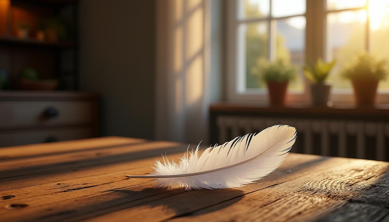 Comment trouver une plume blanche dans sa maison peut-il révéler des secrets cachés ?