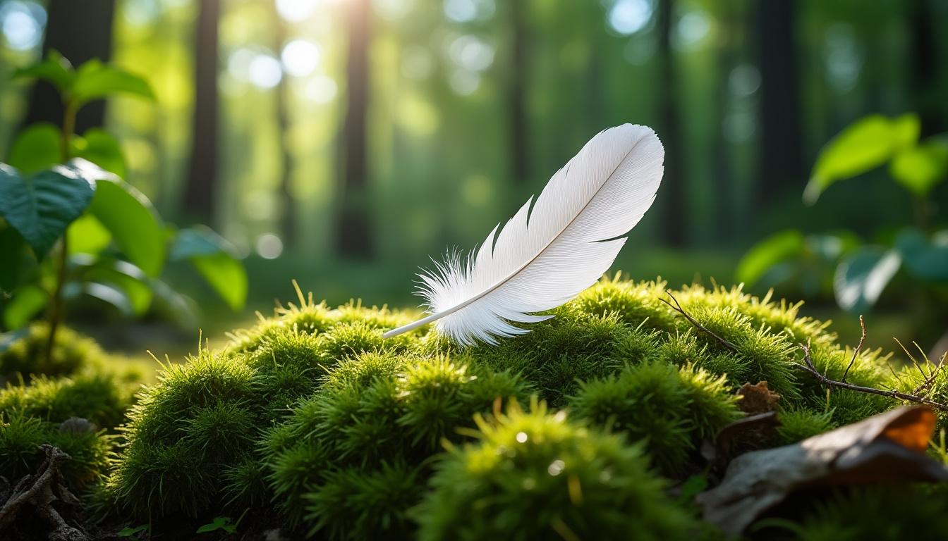 découvrez la signification mystérieuse de trouver une plume blanche dans votre maison. cet article explore les messages et secrets cachés que cet événement symbolique peut révéler sur votre vie et votre spiritualité.