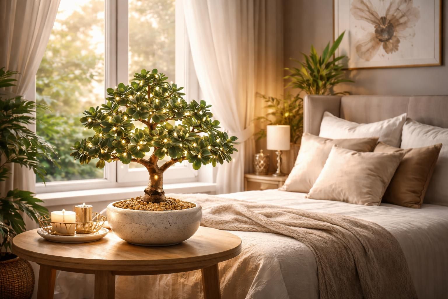 Explorez la signification spirituelle d&rsquo;un arbre de jade dans une chambre pour attirer la prospérité