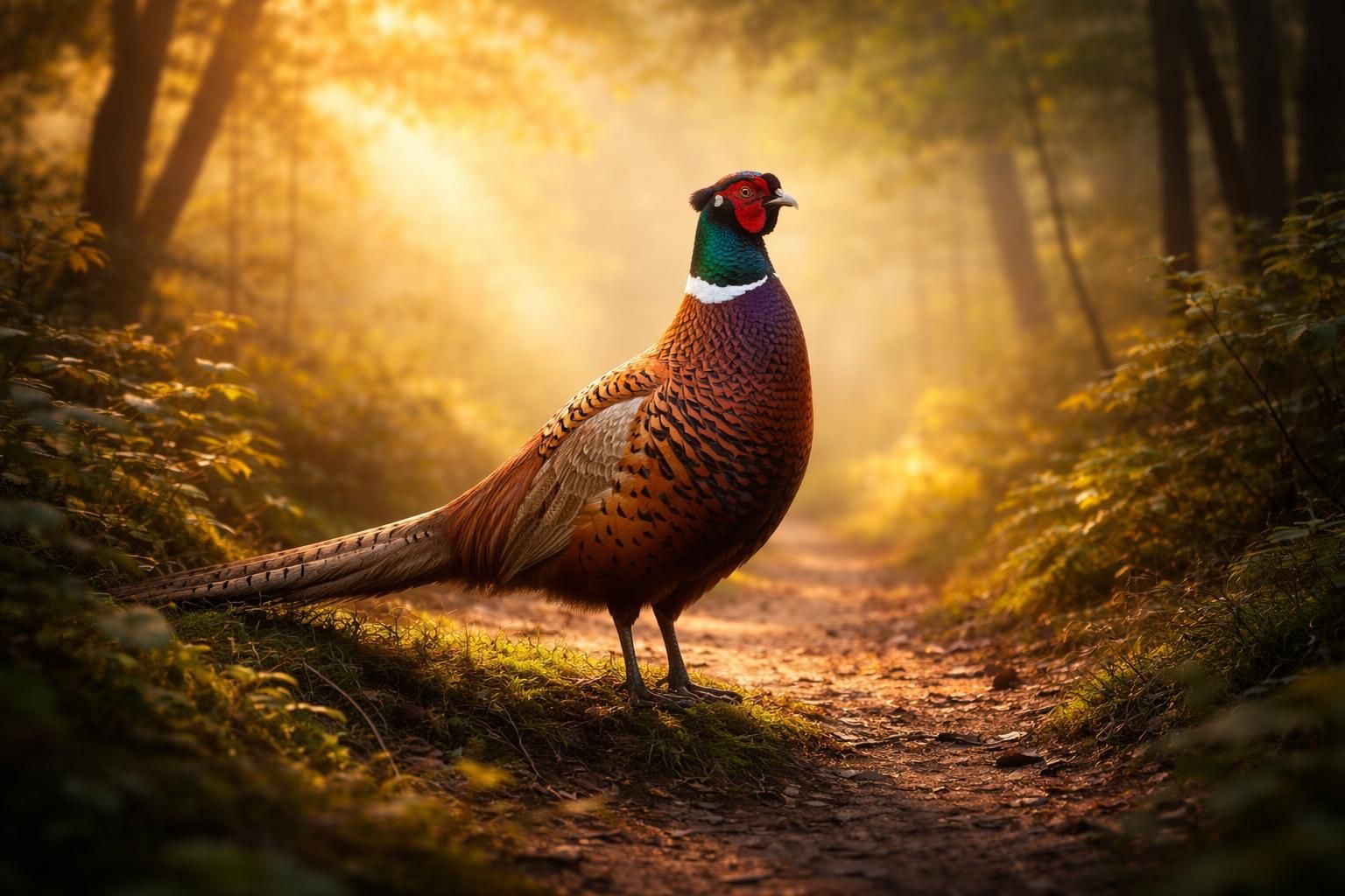 Explorez la signification des oiseaux qui croisent votre chemin : le faisan comme guide spirituel