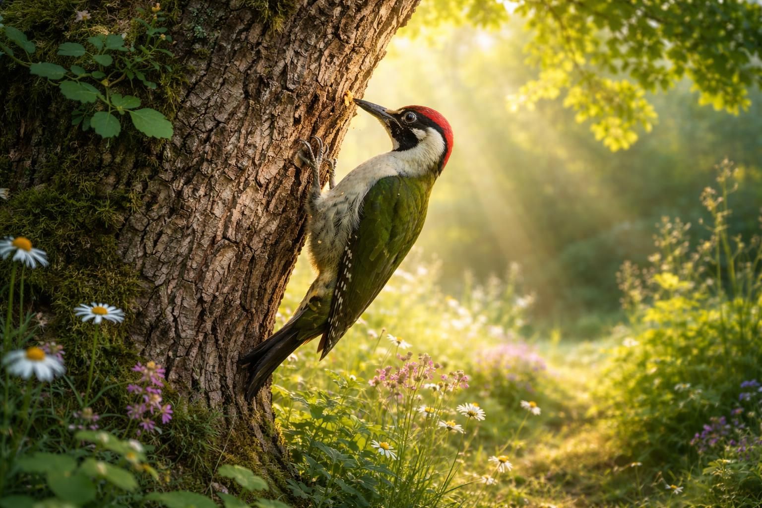 Interpréter la signification spirituelle pour l&rsquo;oiseau pivert dans le jardin : un guide pour les amateurs de nature