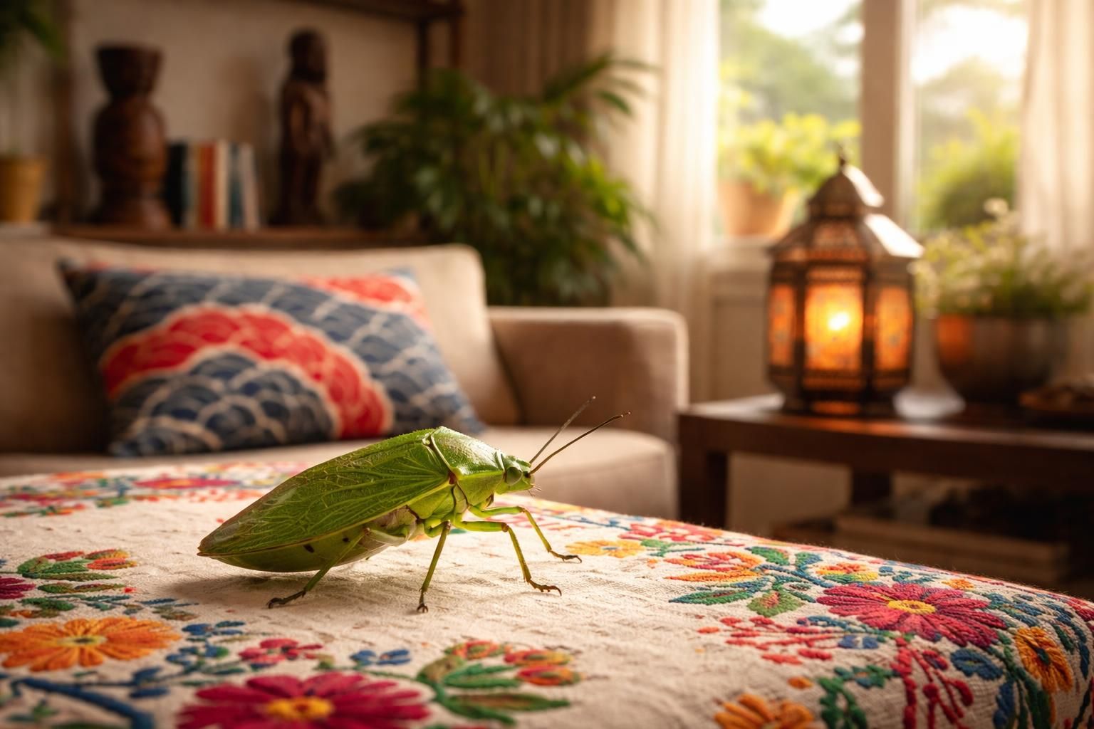 La signification d&rsquo;une punaise verte dans la maison à travers différentes cultures