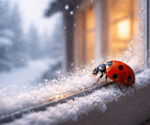 La signification spirituelle de la coccinelle dans la maison en hiver : un symbole de chance