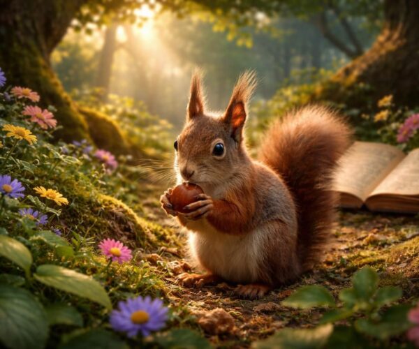 Signification d&rsquo;un écureuil dans le jardin : entre mythe et réalité