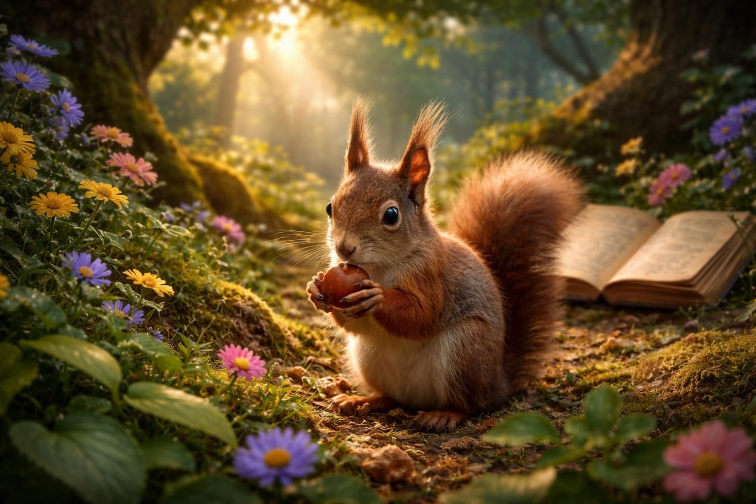 Signification d&rsquo;un écureuil dans le jardin : entre mythe et réalité